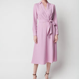 LAUREN RALPH LAUREN Abito midi in georgette Lilla