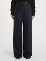MARella pantalone in pura lana Blu