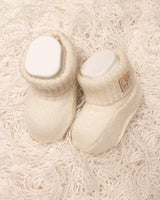 MAGLIFICIO DI VERONA scarpine in puro cashmere Bianco