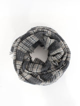 GIERRE MILANO sciarpa in lana made in italy Grigio