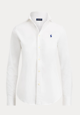 RALPH LAUREN POLO CAMICIA RELAXED FIT Bianco