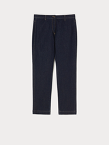 NOW MARINA RINALDI jeans carrot in denim Blu