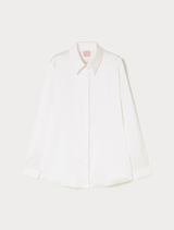 NOW MARINA RINALDI camicia in raso Bianco
