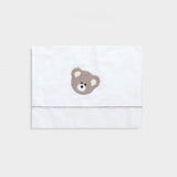 LA SARTORIA DEI PICCOLI set lenzuolino con orsetto Bianco