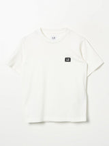 CP COMPANY KIDS t-shirt con mini patch Bianco