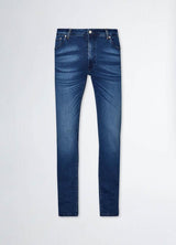 liU JO Jeans slim fit con scoloriture Blue