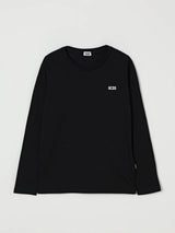 GCDS t-shirt maniche lunghe con logo Nero
