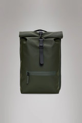 RAINS zaino rolltop rucksack Green