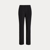 LAUREN RALPH LAUREN Pantaloni sabelle con bande in raso Nero