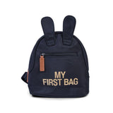 CHILDHOME zaino my first bag Black/gold