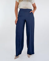 VICOLO pantalone elasticizzato Blu