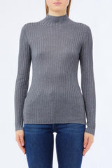 LIU JO WHITE maglioncino collo alto Grigio