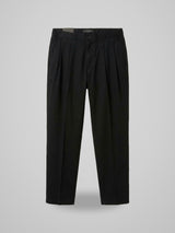 BRIGLIA pantalone portobello in cotone Nero
