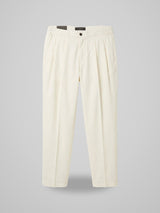 BRIGLIA pantalone portobello in cotone Latte