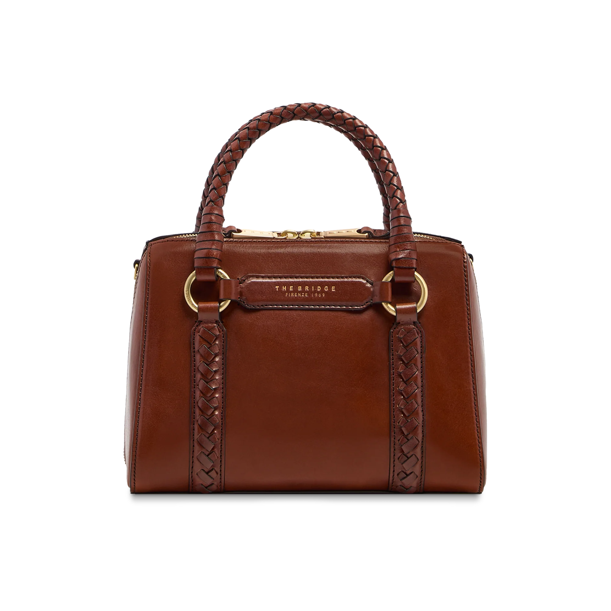 Borsa a mano in pelle con tracolla