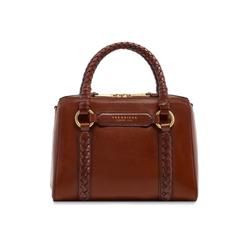 Borsa a mano in pelle con tracolla