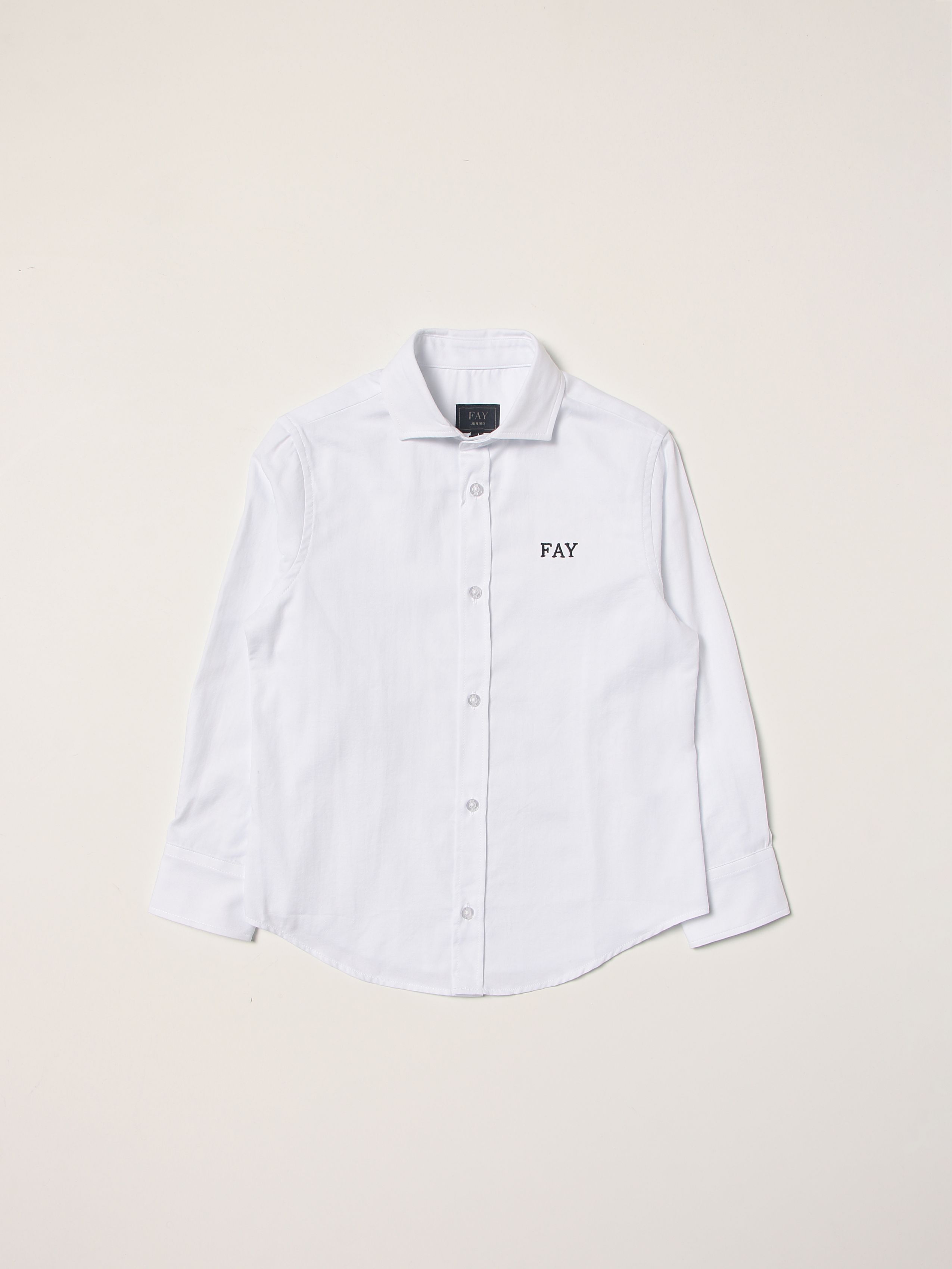 CAMICIA BAMBINO IN COTONE 5Q5000 Z0076 100 FAY 