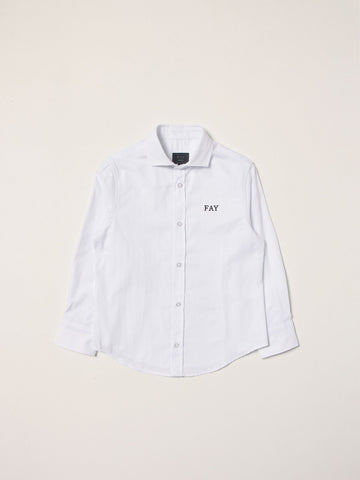 CAMICIA BAMBINO IN COTONE 5Q5000 Z0076 100 FAY 