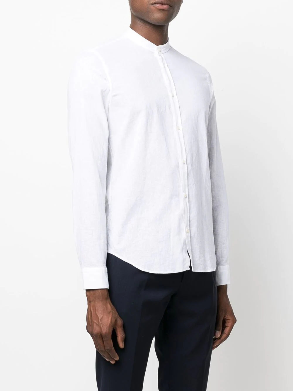 camicia lino manuel ritz colletto coreana 3232E604L1 223282 02 MANUEL RITZ 