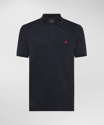 polo in cotone con logo PEU3940 99012084 215 PeUTEREY 