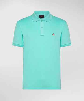 polo in cotone con logo PEU3940 99012084 680 PeUTEREY 