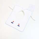 PICCOLA GIUGGIOLA BAVETTA NEONATO CON RICAMI in cotone Bianco