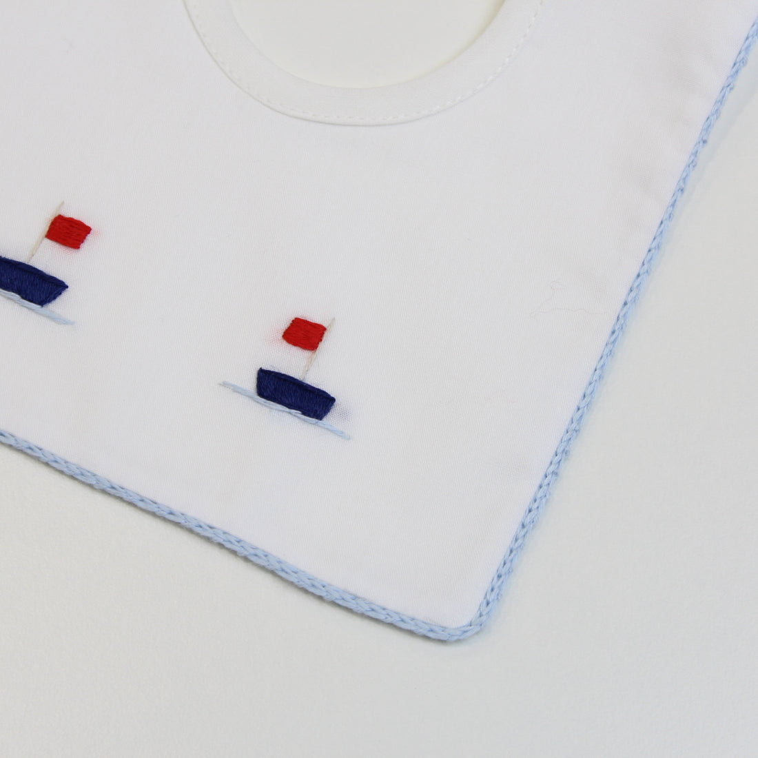 BAVETTA NEONATO CON RICAMI in cotone BILLY BAVETTA UNI PICCOLA GIUGGIOLA 