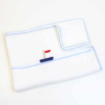 COPERTA cotone NEONATO CON RICAMI BILLY COPERTA UNI PICCOLA GIUGGIOLA 