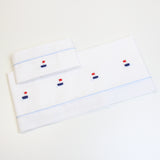 PICCOLA GIUGGIOLA LENZUOLO TEDDY CON RICAMI cotone Bianco