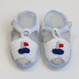 PICCOLA GIUGGIOLA SCARPINE PICCOLA GIUGGIOLA BILLY cotone Azzurro