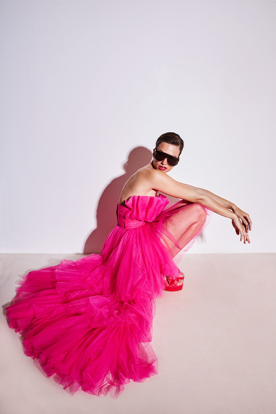 Abito mini allure A4144 FUCHSIA ALLURE 