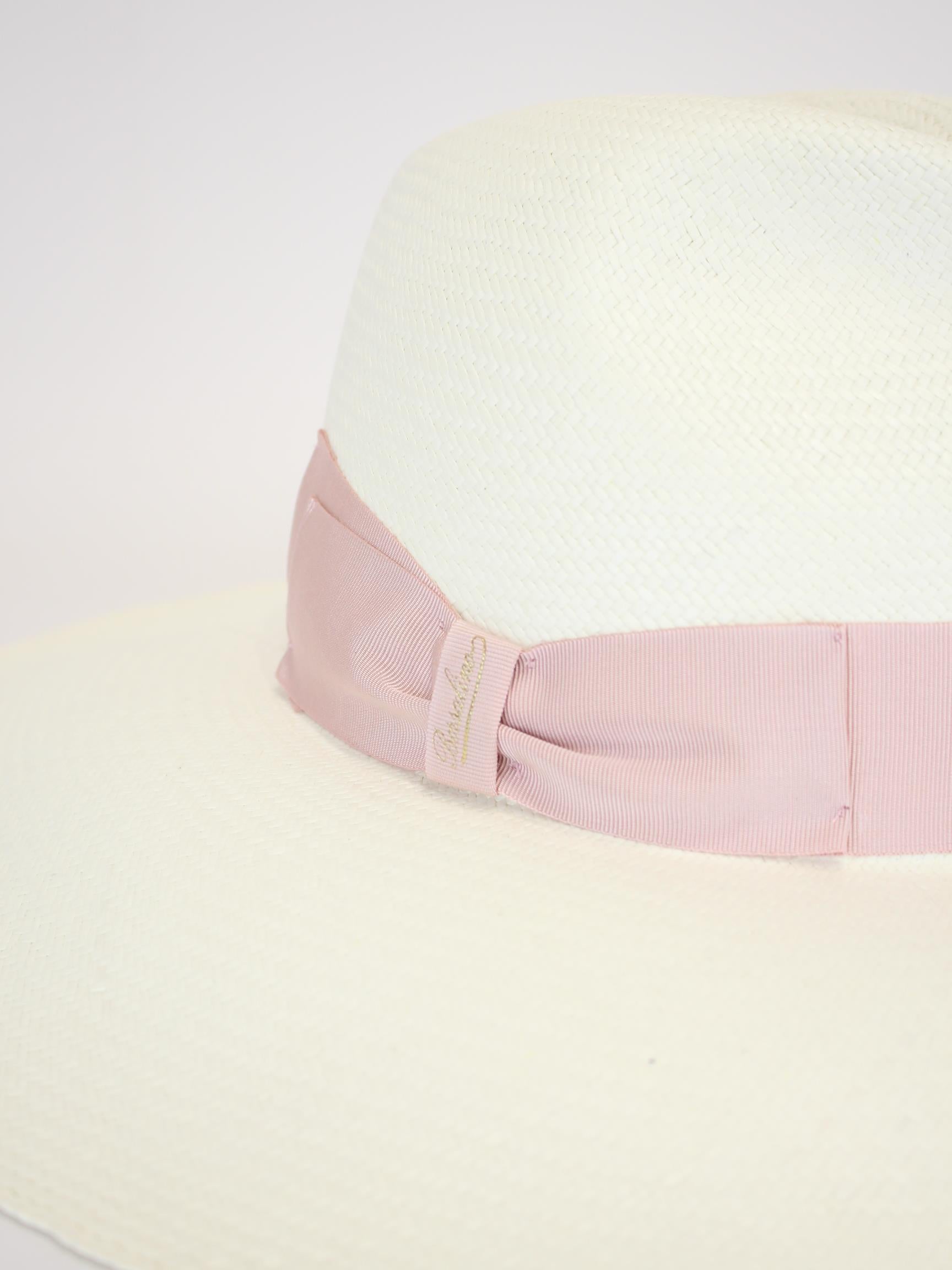 panama con nastro in contrasto 232171 0041 BORSALINO 