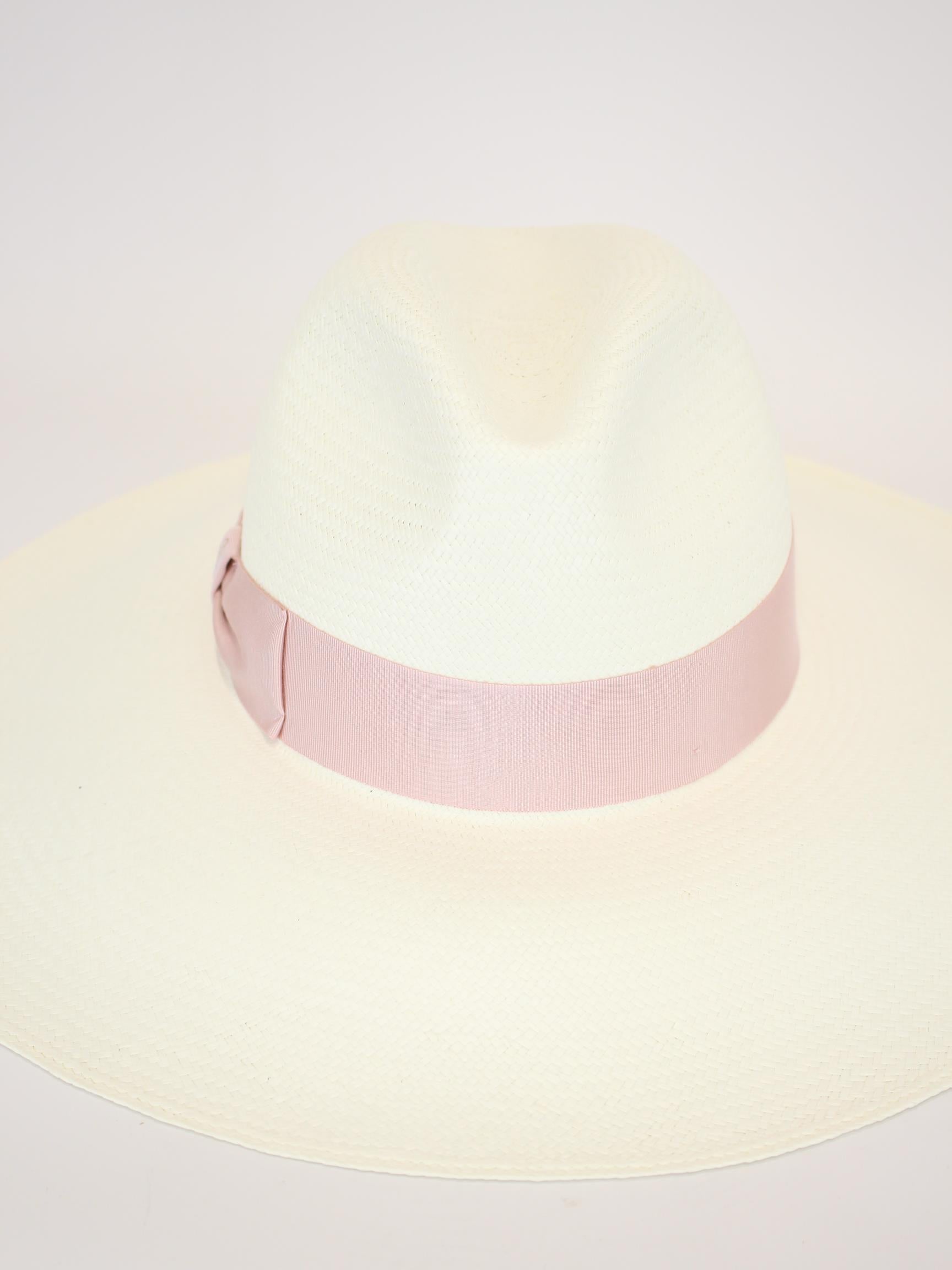 panama con nastro in contrasto 232171 0041 BORSALINO 