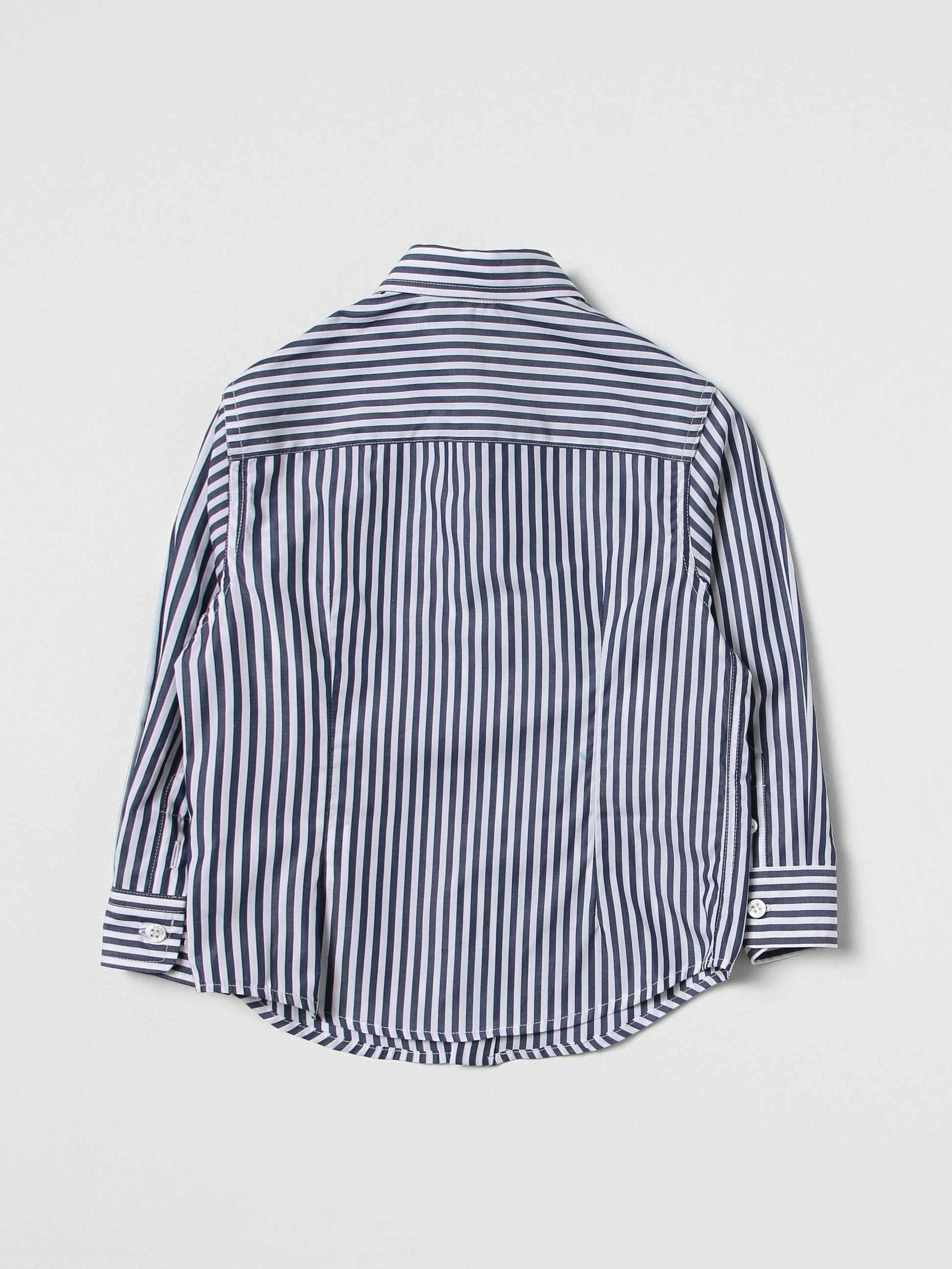 camicia a righe sottili FS5P00 P0269 100BL FAY 
