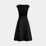 LAUREN RALPH LAUREN Abito con cinta in tono Nero