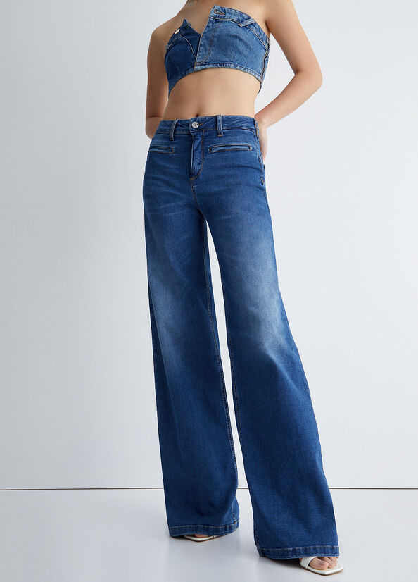 jeans flare ampio UA3239DS004 78263 liU JO 