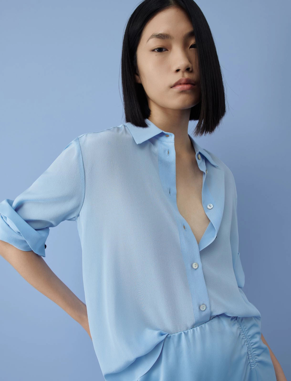 camicia in seta marella PARATA 002 MARella 