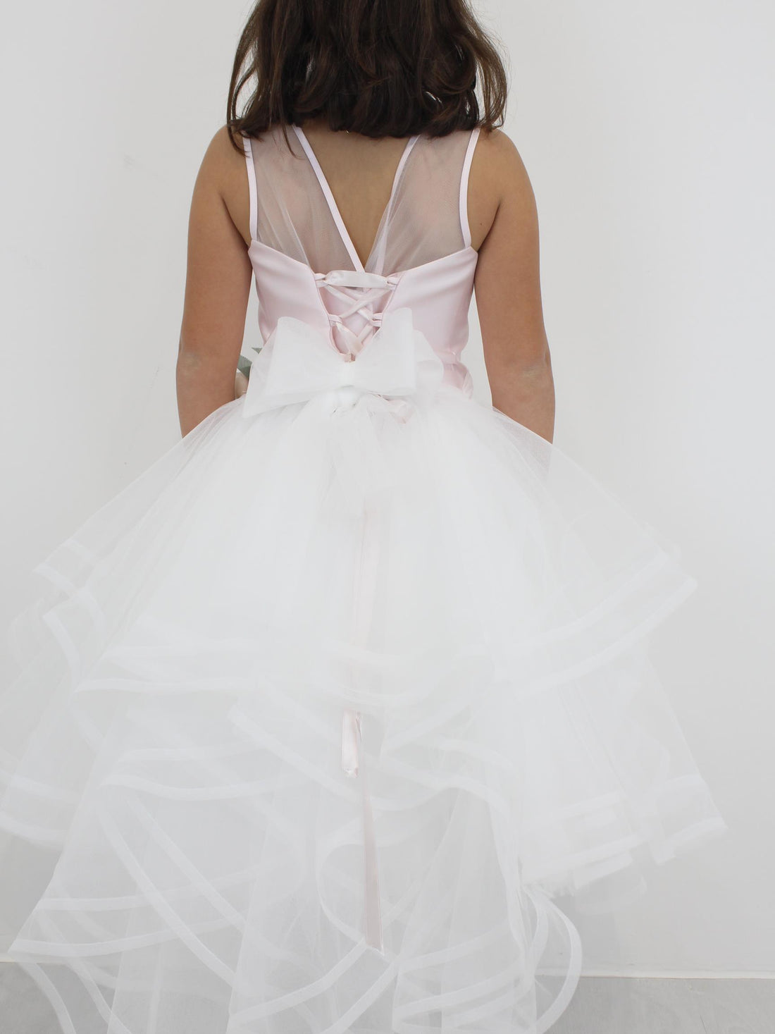 Abito con gonna ampia e fiore J3611 T299 71 MODI' 