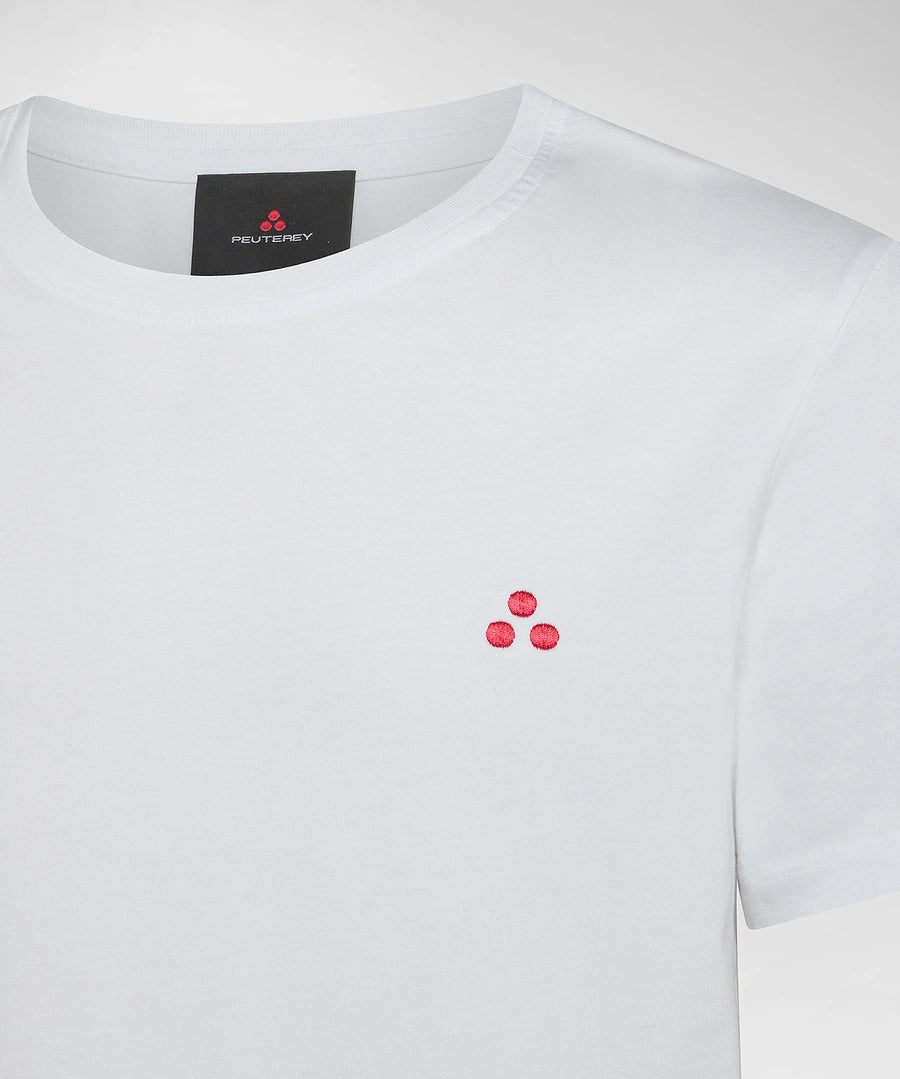 T-shirt con logo piccolo PEU4060 99012110 BIAOF PeUTEREY 