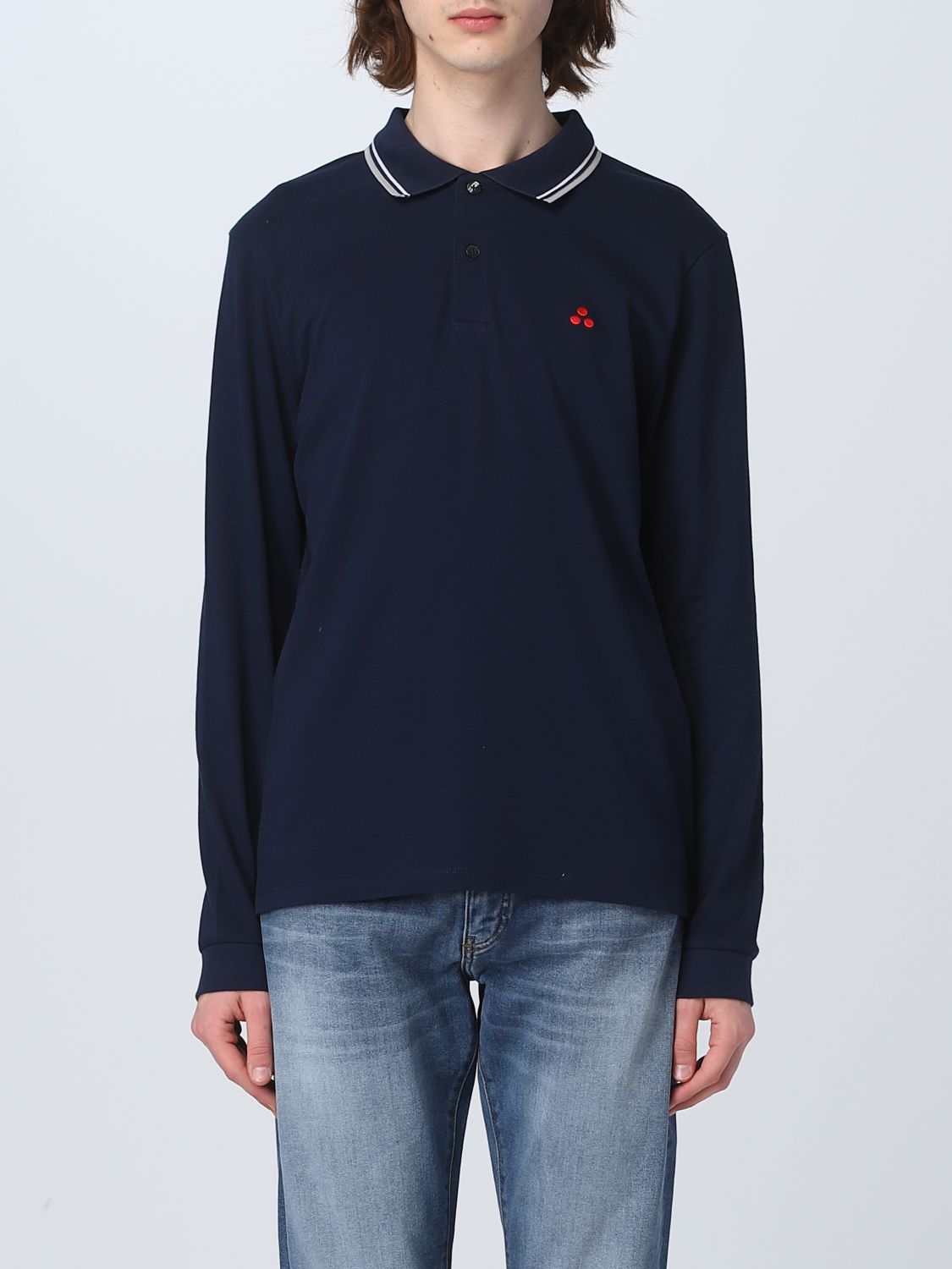 Polo maniche lunghe PEU4691 99011991 209 PeUTEREY 