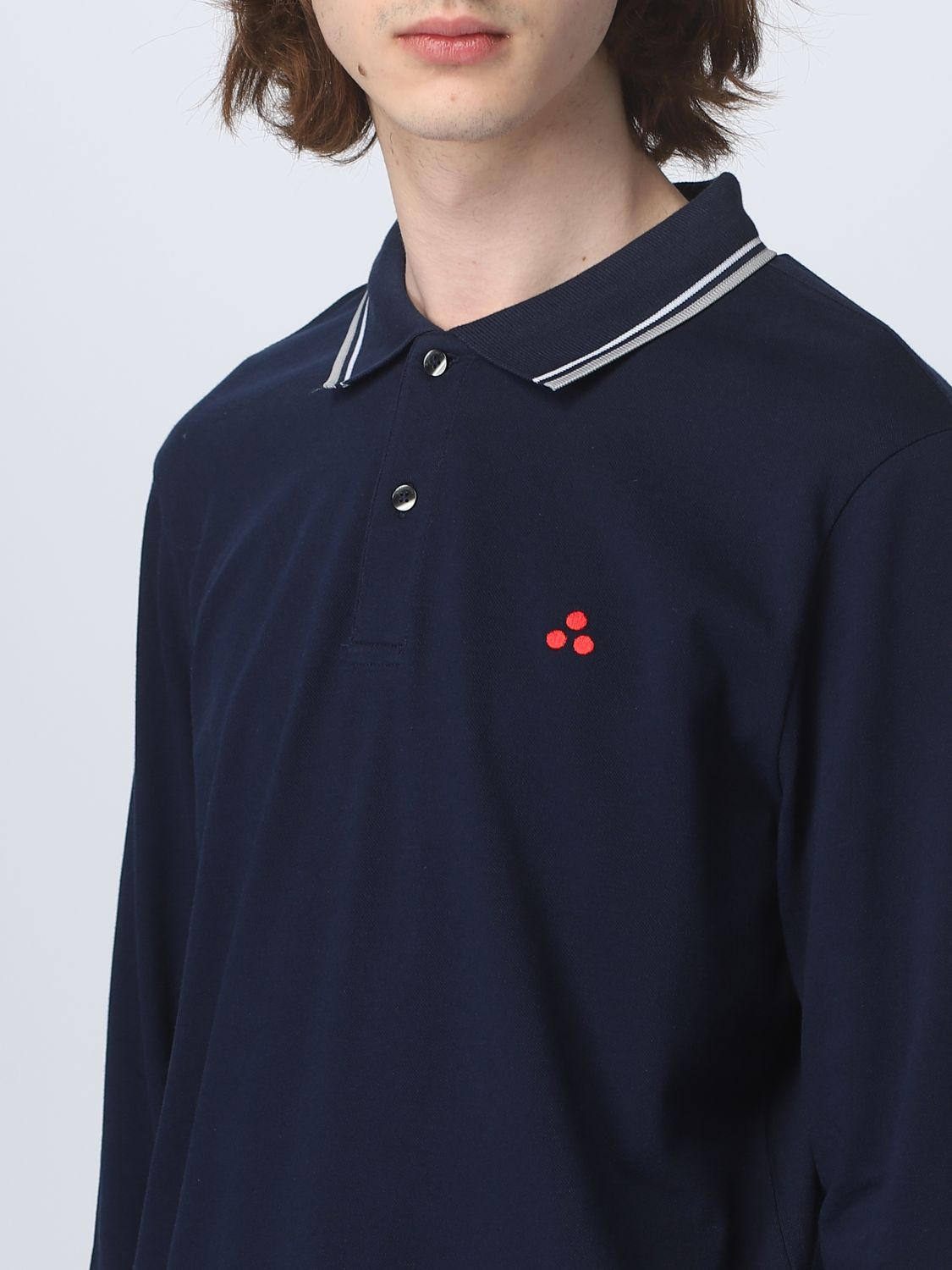 Polo maniche lunghe PEU4691 99011991 209 PeUTEREY 