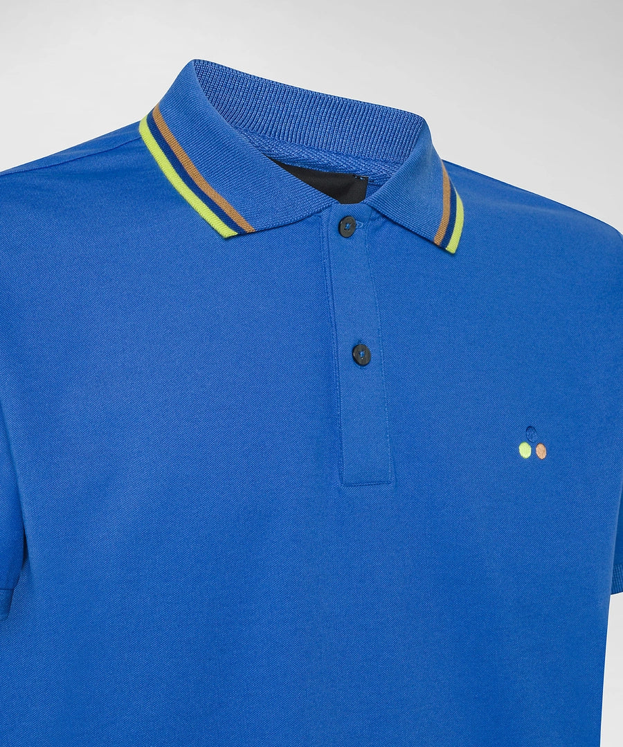 Polo con logo in contrasto multicolor PEU4699 99012184 171 PeUTEREY 