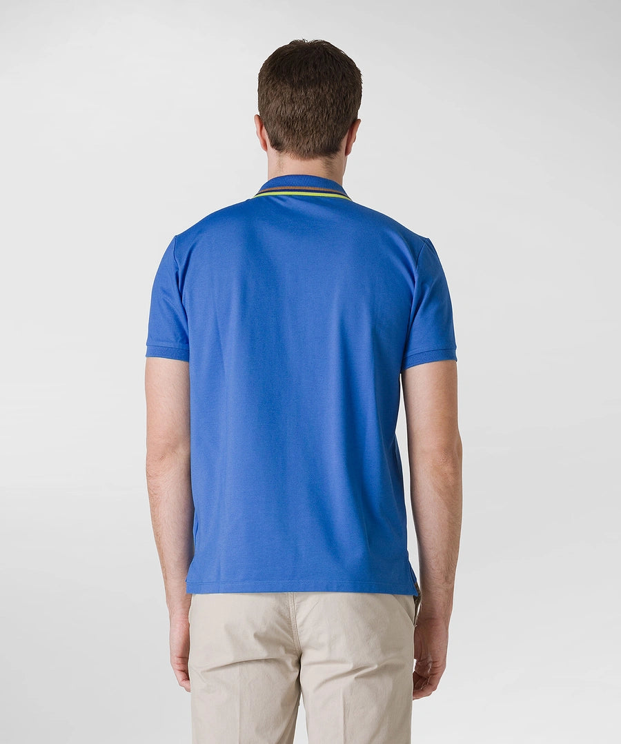 Polo con logo in contrasto multicolor PEU4699 99012184 171 PeUTEREY 
