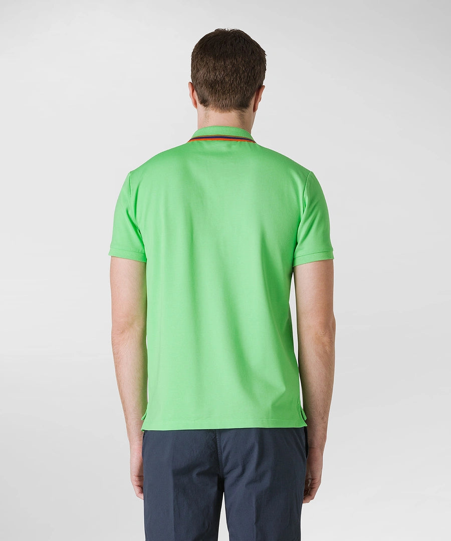 Polo con logo in contrasto multicolor PEU4699 99012184 681 PeUTEREY 
