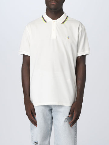 Polo con logo in contrasto multicolor PEU4699 99012184 730 PeUTEREY 
