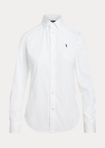 camicia in cotone con logo 211-891376 001 LAUREN RALPH LAUREN 