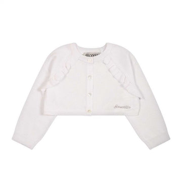 cardigan con scritta strass SS9000 X0018 100 SIMONETTA 