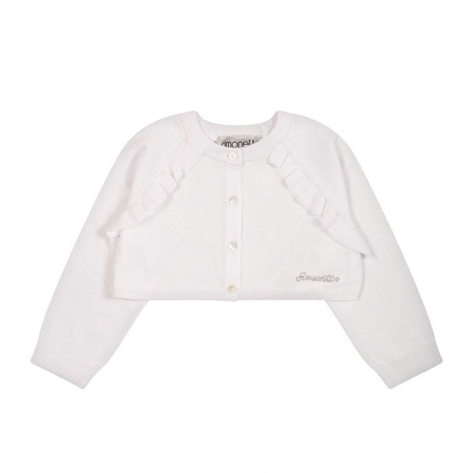 cardigan con scritta strass SS9000 X0018 100 SIMONETTA 