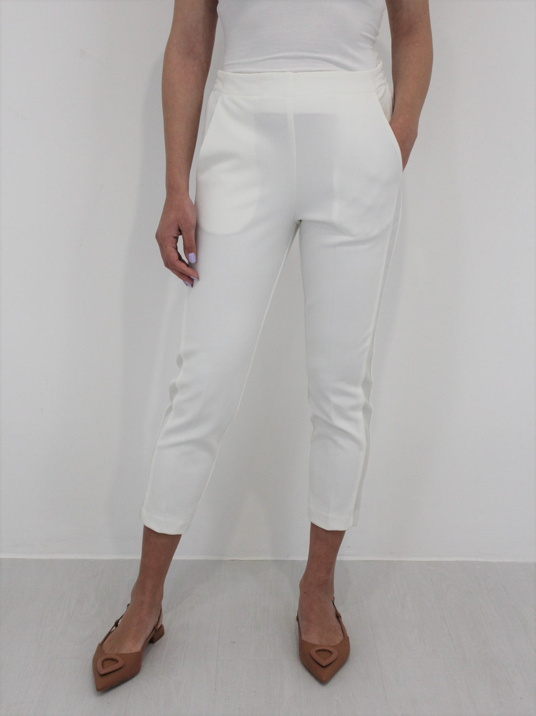 pantalone slim natural TE0044 NATURALE VICOLO 