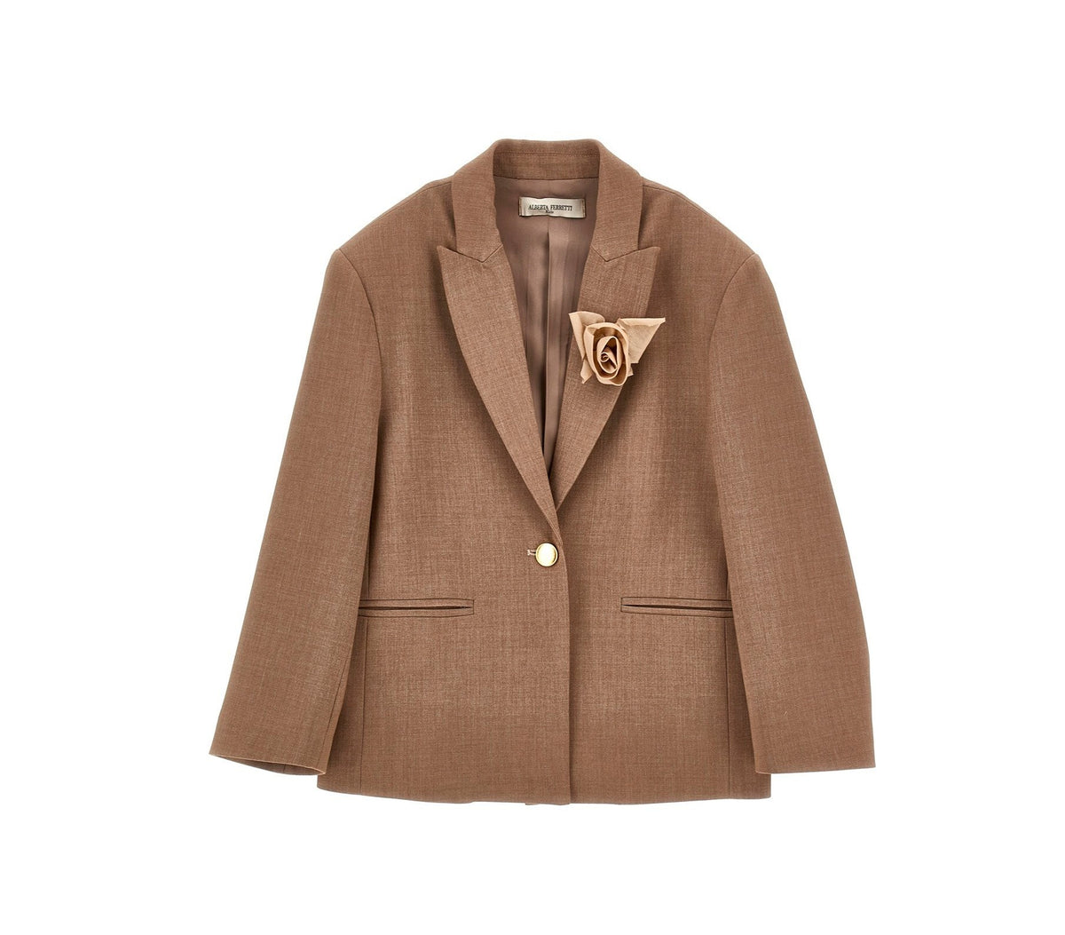 blazer con applicazione fiore R1H100 8366 0012 ALBERTA FERRETTI KIDS 